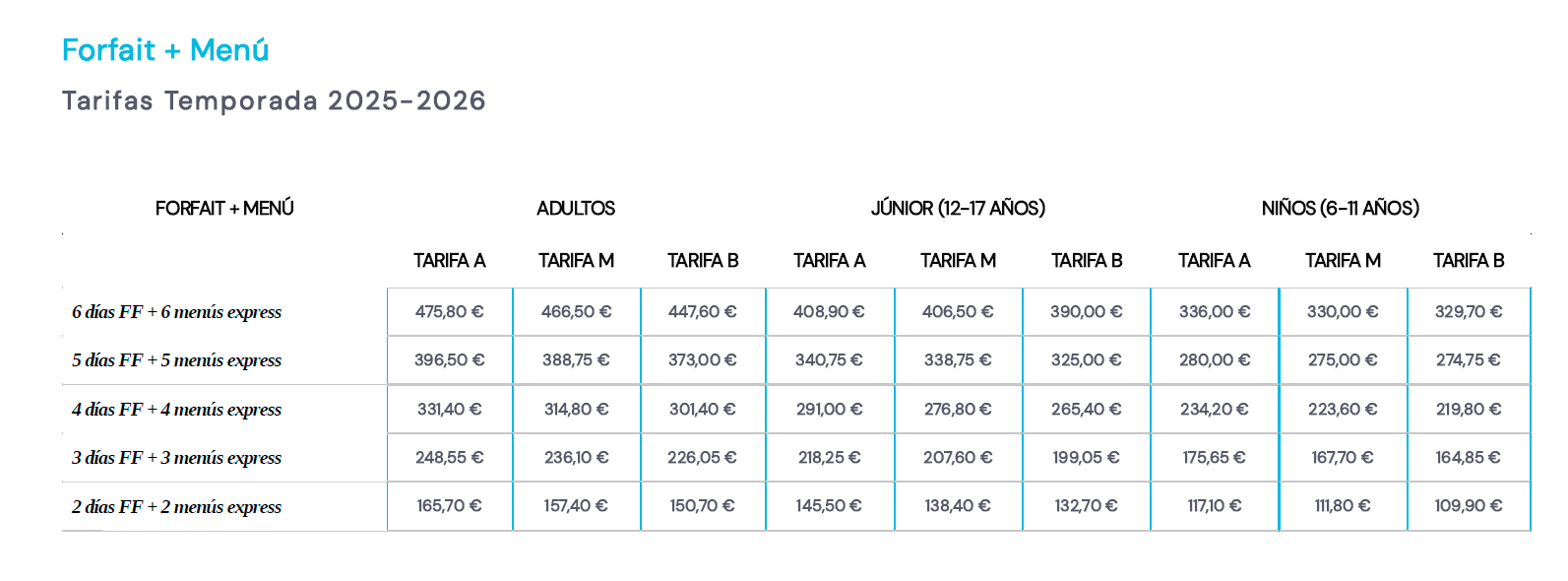 Actividades de Invierno