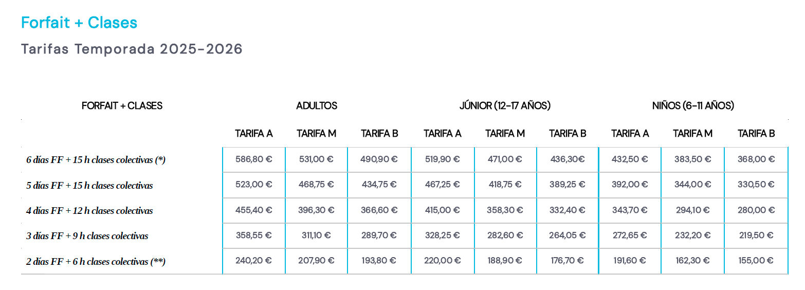 Actividades de Invierno